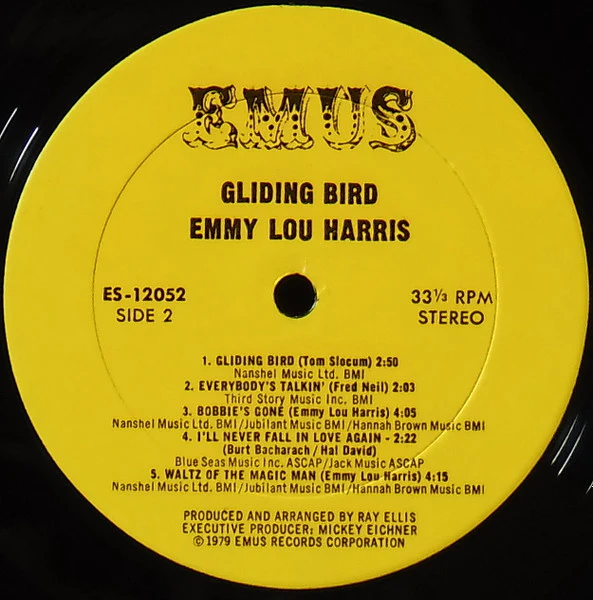 Emmylou Harris – Gliding Bird (VG+/VG+) – LP, US 1979 - Image 4