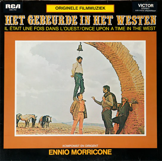 Ennio Morricone – Het Gebeurde In Het Westen (VG/VG+) – LP, NL 1973