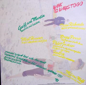 Equal Local – 12 Ways To Go (VG+/VG+) – 12", AU 1982 - Image 3