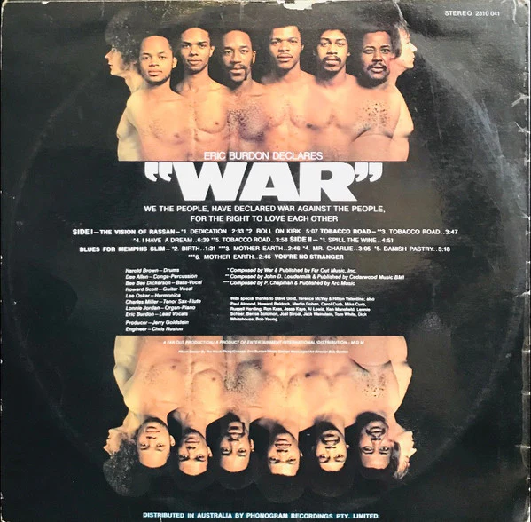Eric Burdon & War – Eric Burdon Declares "War" (VG/VG) – LP, AU 1970 - Image 2