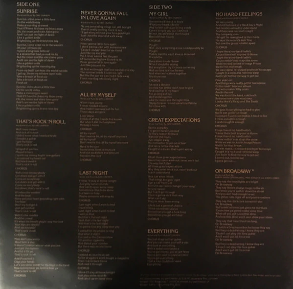 Eric Carmen – Eric Carmen (VG+/VG) – LP, AU 1975 - Image 3