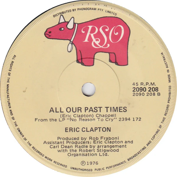 Eric Clapton – Hello Old Friend / All Our Pastimes (E/Generic) – 7", AU 1976 - Image 3