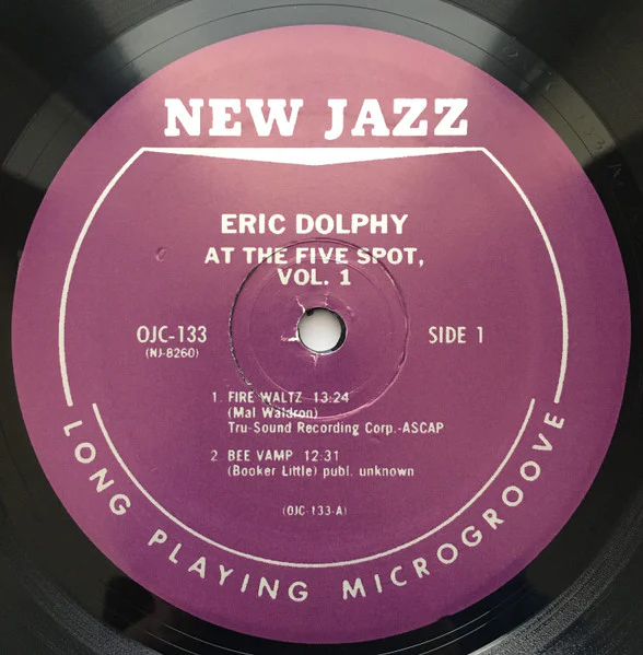 Eric Dolphy – At The Five Spot, Volume 1. (VG+/E) – LP, US 2021 - Image 3