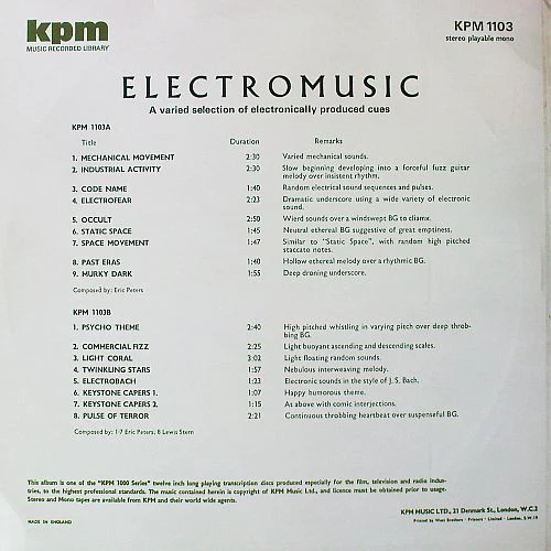 Eric Peters – Electromusic (VG+/VG+) – LP, UK 1972 - Image 2
