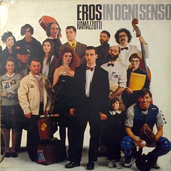 Eros Ramazzotti – In Ogni Senso (VG+/VG+) – LP, Yugoslavia 1990