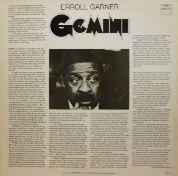 Erroll Garner – Gemini (E/E) – LP, DE - Image 2