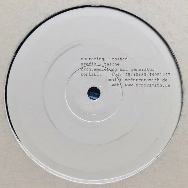 Errorsmith – Errorsmith #1 (VG+/No Cover) – LP, DE 1999 - Image 2