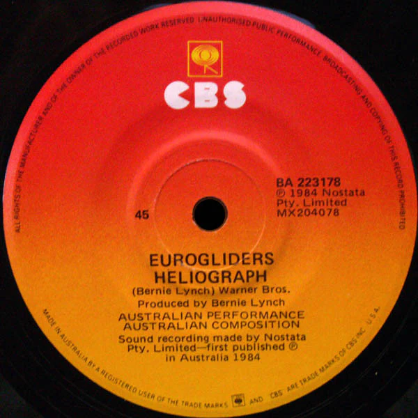Eurogliders – Heaven (Must Be There) (VG+/VG+) – 7", AU 1984 - Image 4