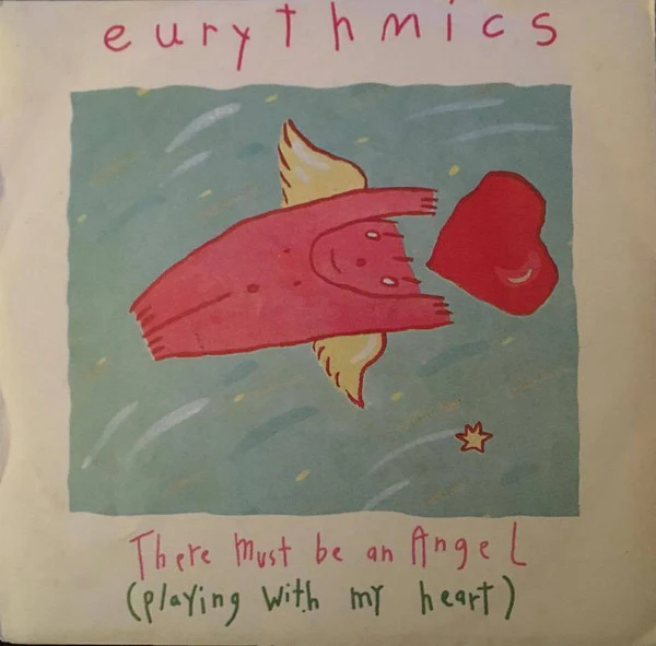 Eurythmics – There Must Be An Angel (Playing With My Heart) (VG+/VG+) – 7", ZA 1985