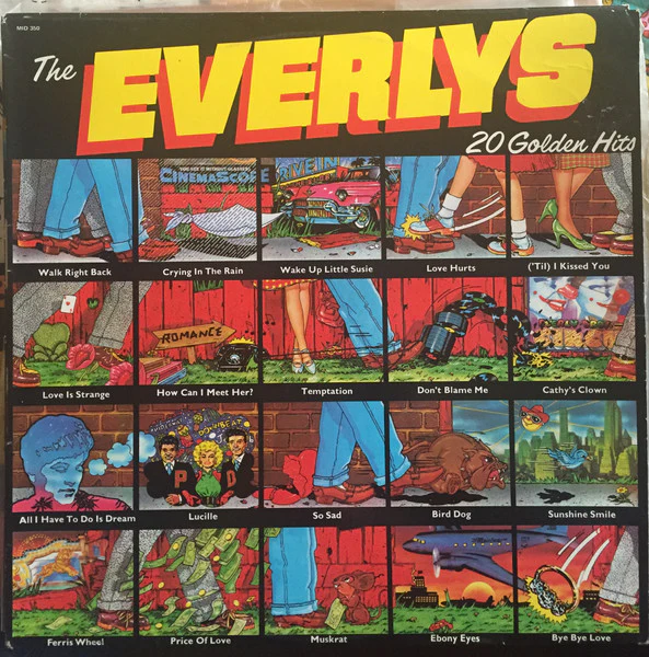 Everly Brothers – The Everlys 20 Golden Hits (VG+/VG+) – LP, AU 1977