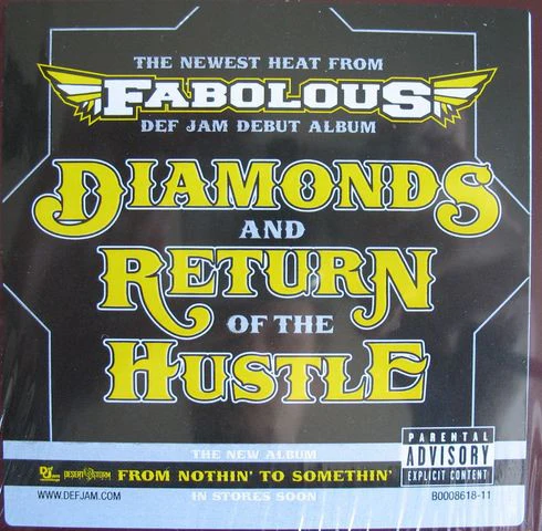 Fabolous – Diamonds / Return Of The Hustle (VG+/Generic) – 12", US 2007 - Image 3