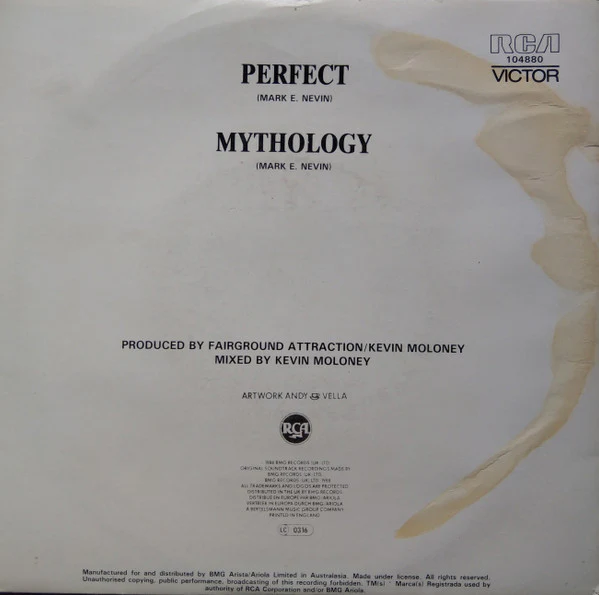 Fairground Attraction – Perfect (VG+/VG+) – 7", Australasia 1988 - Image 2