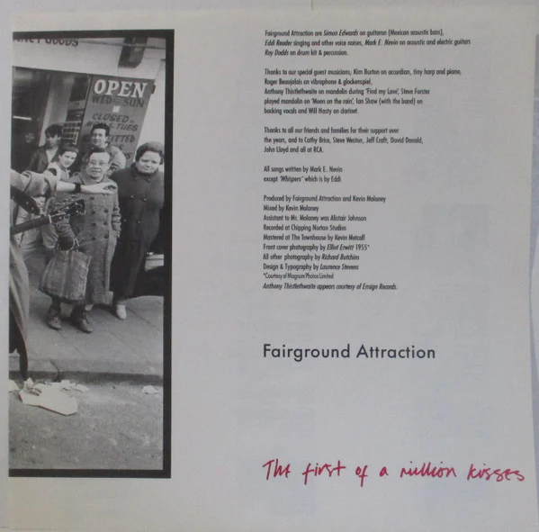 Fairground Attraction – The First Of A Million Kisses (VG+/VG+) – LP, Australasia - Image 5