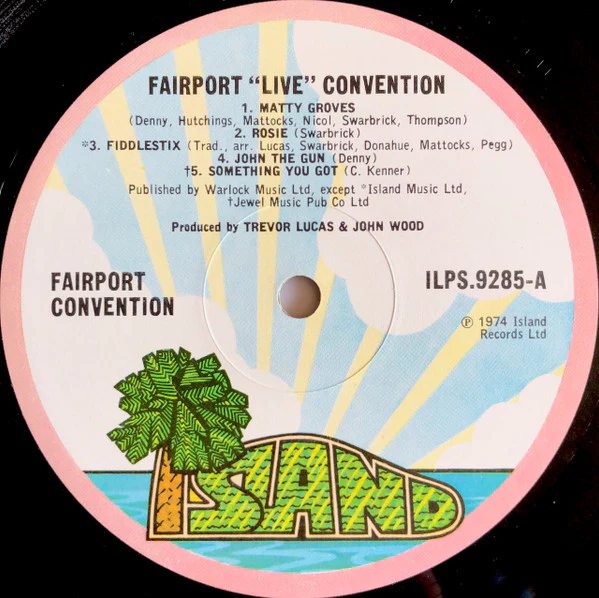 Fairport Convention – Fairport Live Convention (VG/VG) – LP, UK 1974 - Image 3