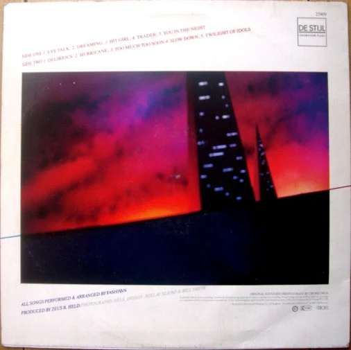 Fashion – Twilight Of Idols (VG+/VG+) – LP, EU 1984 - Image 2