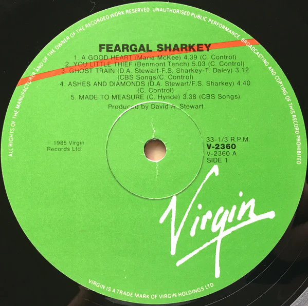 Feargal Sharkey – Feargal Sharkey (VG+/VG+) – LP, AU 1985 - Image 3