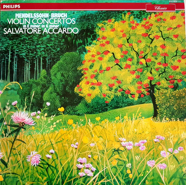 Felix Mendelssohn-Bartholdy, Max Bruch, Salvatore Accardo – Violin Concertos (E/E) – LP, NL