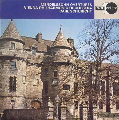Felix Mendelssohn-Bartholdy, Wiener Philharmoniker, Carl Schuricht – Overtures (VG/VG+) – LP, UK 1972