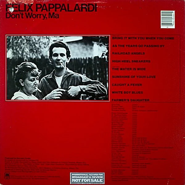 Felix Pappalardi – Don't Worry, Ma (VG+/VG) – LP, US 1979 - Image 2