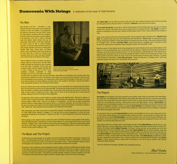 Ferit Odman – Dameronia With Strings (E/E) – LP, TR 2015 - Image 5