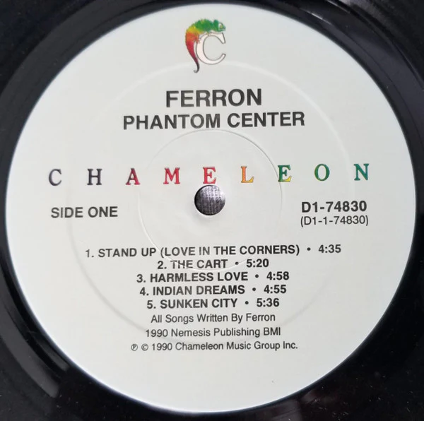 Ferron – Phantom Center (VG+/VG+) – LP, US 1990 - Image 3