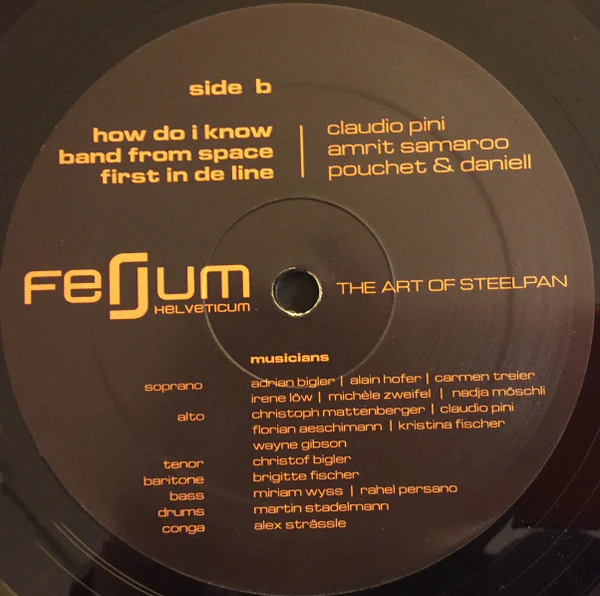 Ferrum Helveticum – The Art Of Steelpan (VG+/VG+) – LP, CH 2012 - Image 3