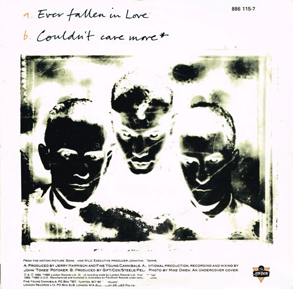 Fine Young Cannibals – Ever Fallen In Love (VG+/VG+) – 7", AU 1986 - Image 2