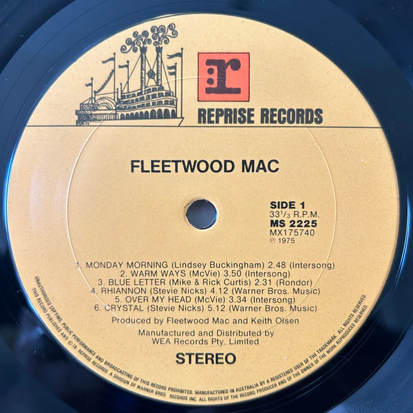 Fleetwood Mac – Fleetwood Mac (VG/VG+) – LP, AU - Image 3