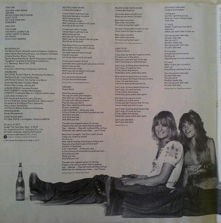 Fleetwood Mac – Rumours (VG/VG+) – LP, AU 1977 - Image 6
