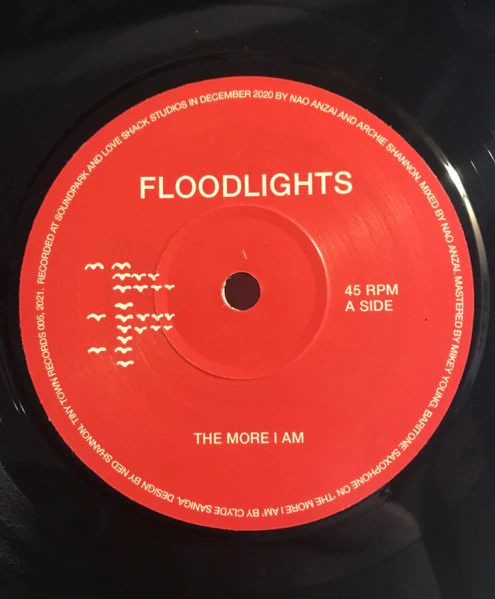 Floodlights – The More I Am / Overflowing Cup (E/E) – 7", AU 2021 - Image 3