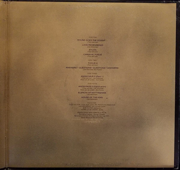 Focus – Focus 3 (VG/VG+) – 2xLP, DE 1972 - Image 3