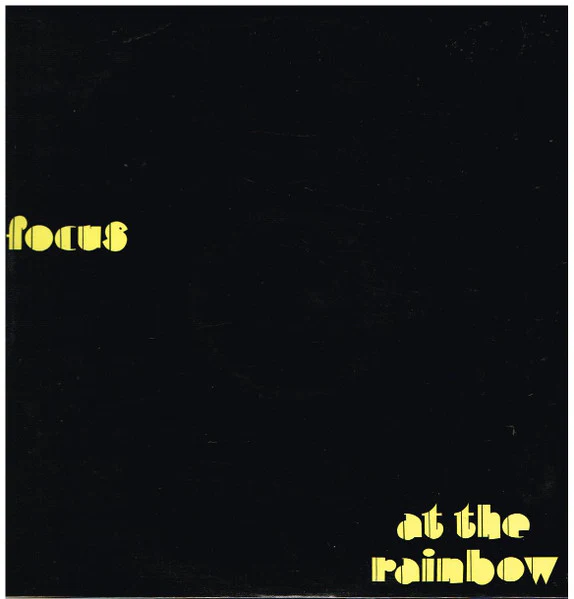 Focus – Focus At The Rainbow (VG/VG) – LP, NZ 1973