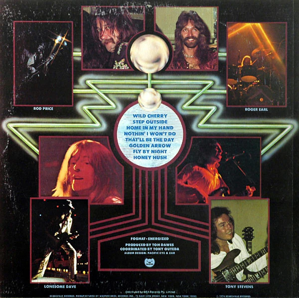 Foghat – Energized (VG+/VG+) – LP, AU 1974 - Image 2