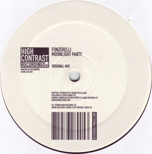 Fonzerelli – Moonlight Party (VG/VG) – 12", NL 2006 - Image 3