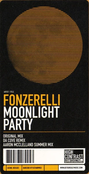 Fonzerelli – Moonlight Party (VG/VG) – 12", NL 2006 - Image 5