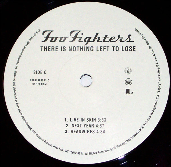 Foo Fighters – There Is Nothing Left To Lose (VG+/VG+) – 2xLP, US 2011 - Image 5