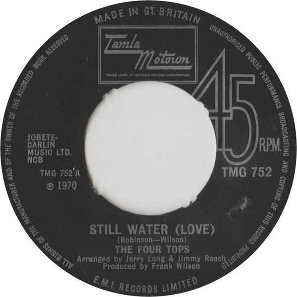 Four Tops – Still Water (VG/Generic) – 7", UK 1970