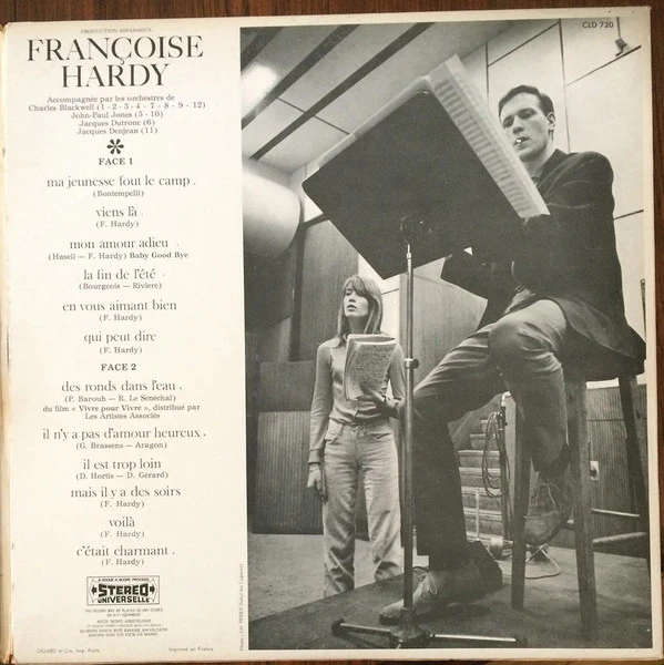 Françoise Hardy – Ma Jeunesse Fout Le Camp... (VG/VG+) – LP, FR 1967 - Image 3