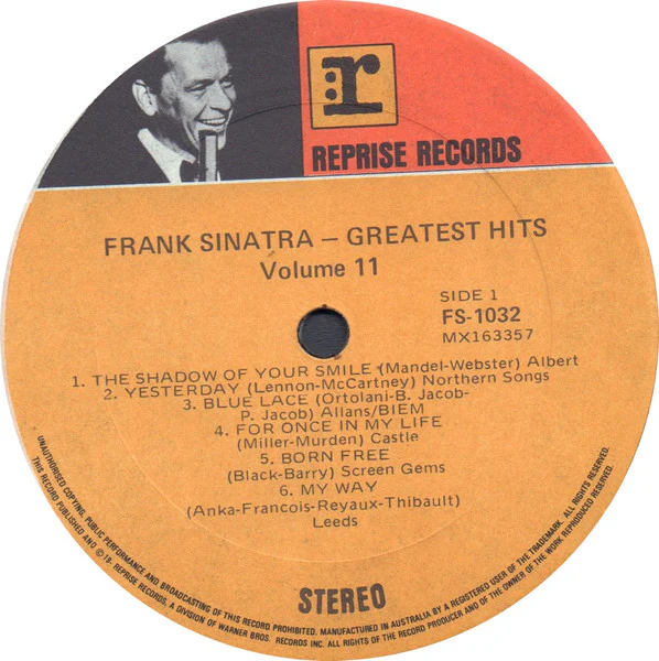 Frank Sinatra – Greatest Hits, Vol. II (VG+/VG+) – LP, AU 1975 - Image 3