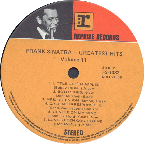 Frank Sinatra – Greatest Hits, Vol. II (VG+/VG+) – LP, AU 1975 - Image 4