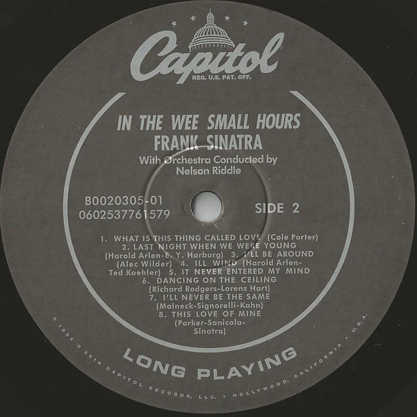 Frank Sinatra – In The Wee Small Hours (VG+/E) – LP, Worldwide 2014 - Image 4