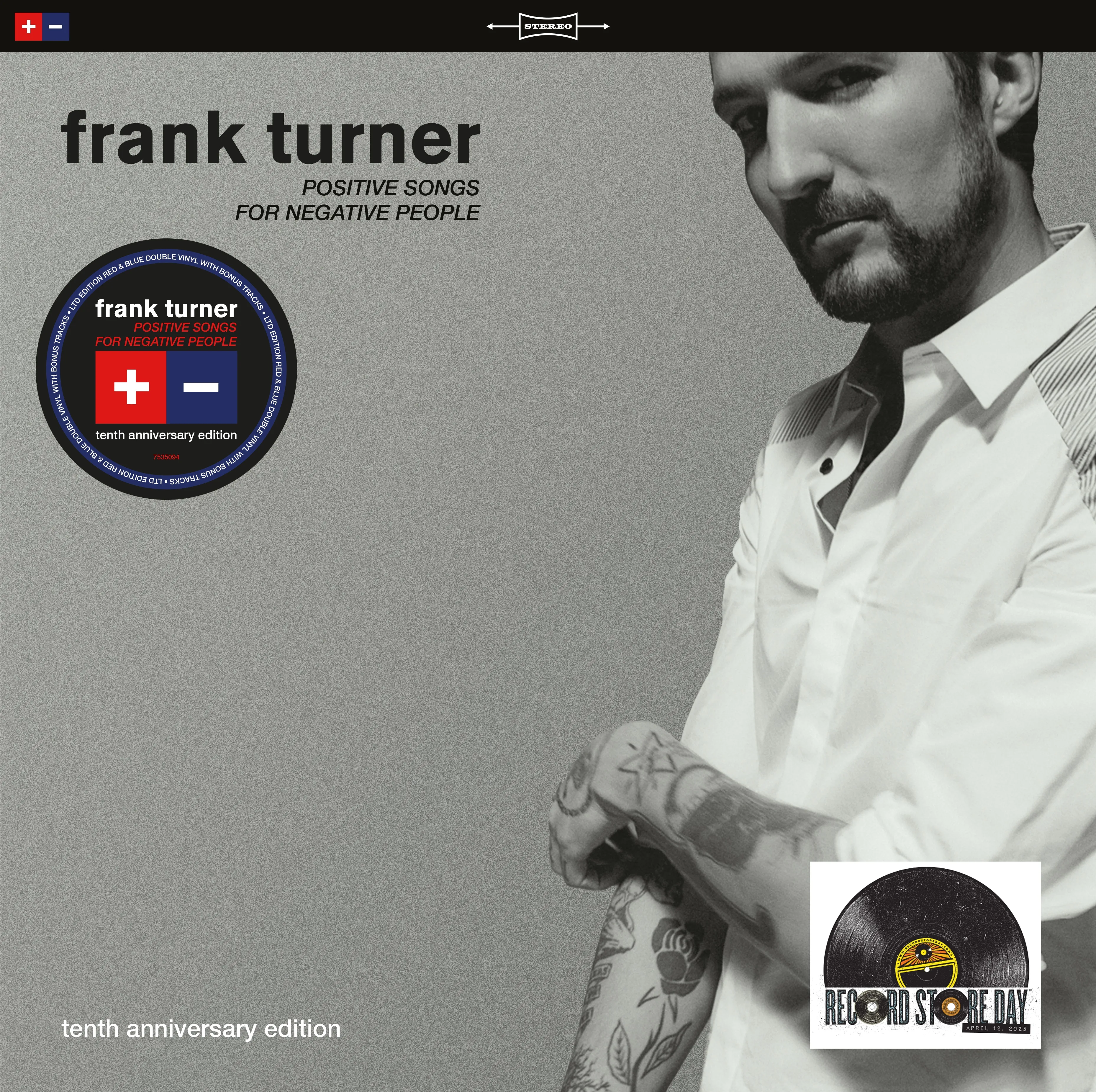 Frank Turner – Positive Songs For Negative People (2xLP, Red/Blue Vinyl)