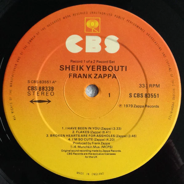 Frank Zappa – Sheik Yerbouti (VG/E) – 2xLP, UK 1979 - Image 6