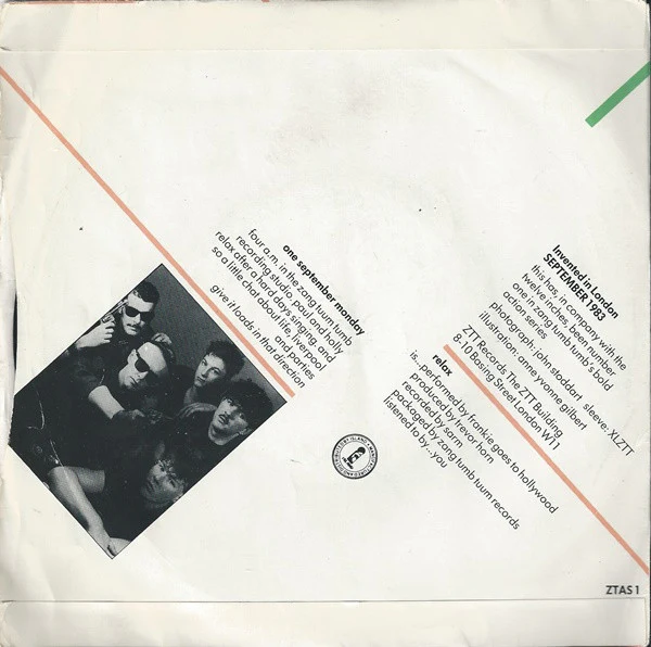 Frankie Goes To Hollywood – Relax (VG/VG) – 7", UK 1983 - Image 2
