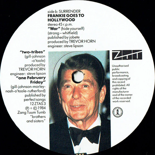Frankie Goes To Hollywood – Two Tribes (Annihilation) (VG/VG+) – 7", UK 1984 - Image 4