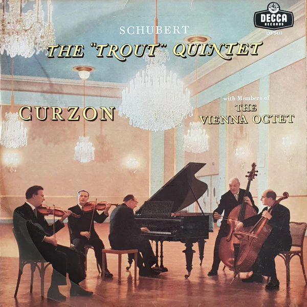 Franz Schubert, Clifford Curzon, Mitglieder Des Wiener Oktetts – The "Trout" Quintet (VG/VG) – LP, AU 1959