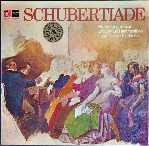 Franz Schubert, Elly Ameling, Jörg Demus, Hans Deinzer – Schubertiade (E/E) – LP, DE