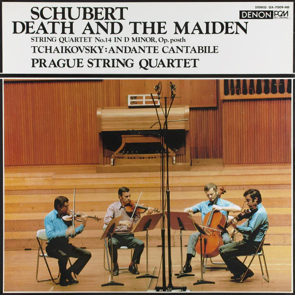 Franz Schubert, Pyotr Ilyich Tchaikovsky, Prague String Quartet – Death And The Maiden / Andante Cantabile (E/E) – LP, JP, No OBI