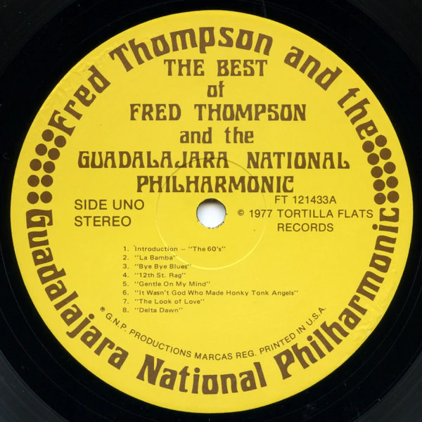 Fred Thompson And The Guadalajara National Philharmonic – The Best Of Fred Thompson And The Guadalajara National Philharmonic (E/VG+) – LP, US 1977 - Image 6
