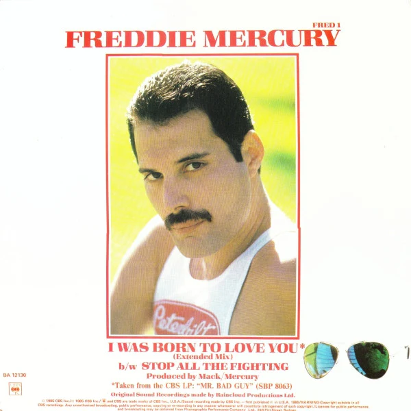 Freddie Mercury – I Was Born To Love You (VG+/VG) – LP, AU 1985 - Image 2
